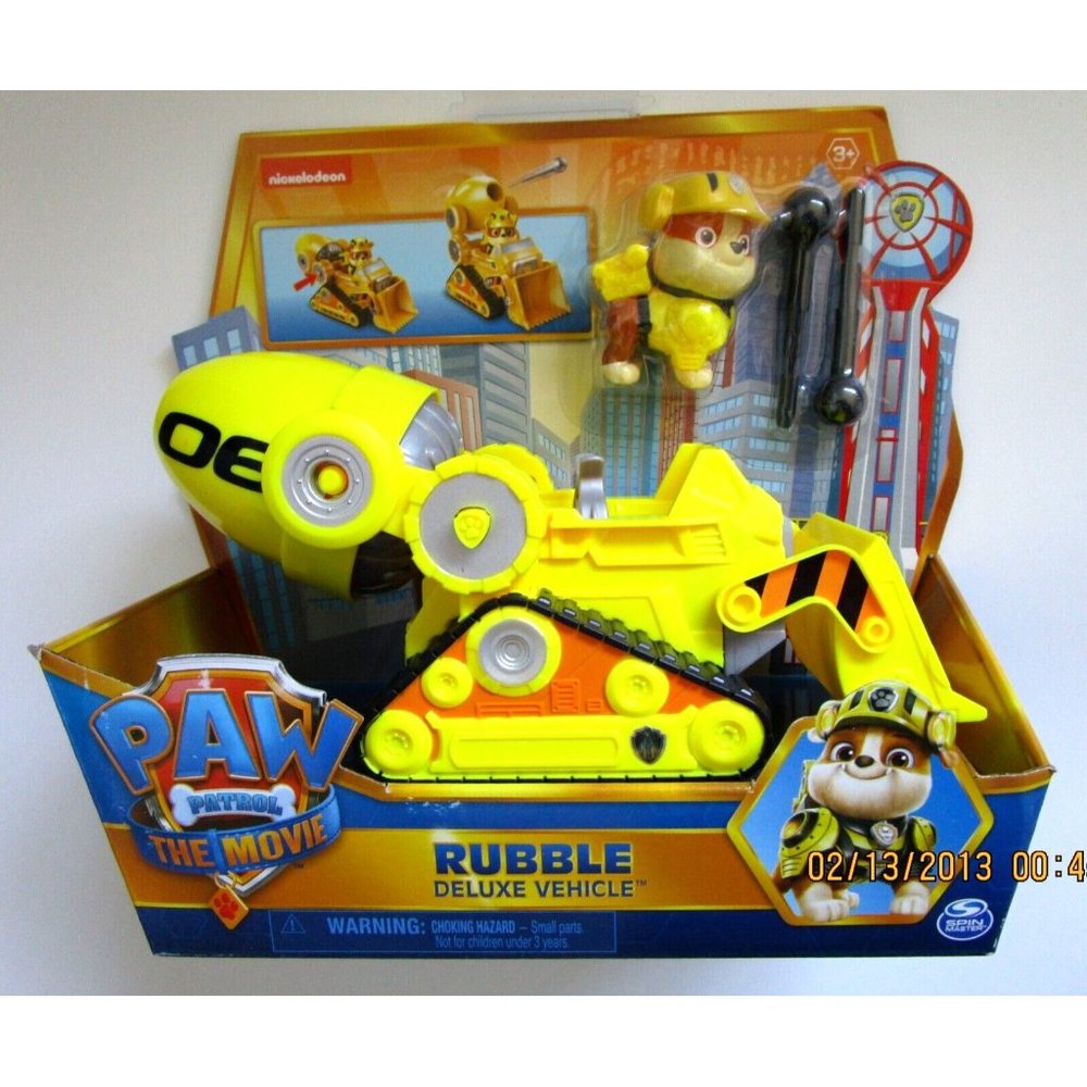 PAW Patrol: The Movie Rubble's Deluxe Vehicle - BRAND NEW Box Age 3+ Nickelodeon